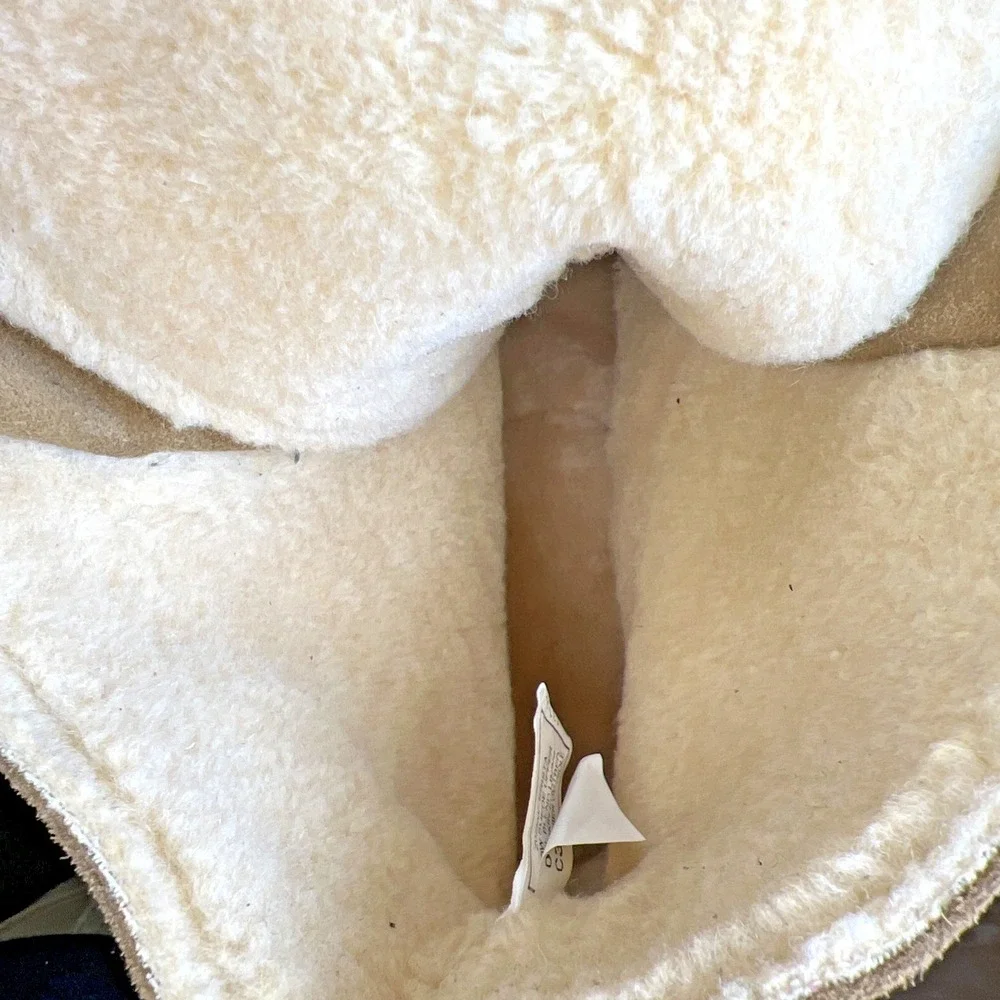 Bearpaw Krista 2025W Suede Shearling Winter Boots Women's 10‎ Unworn Wool Lined